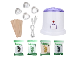 Kit De Depilación Con Cera Calentadora Cuerpo Axilas Heater Para Eliminar Pelo Cera Fundida Epilador