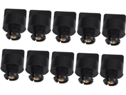10 Tornillos Para La Tapa Del Filtro De Aire De Motosierra, Plástico Negro.