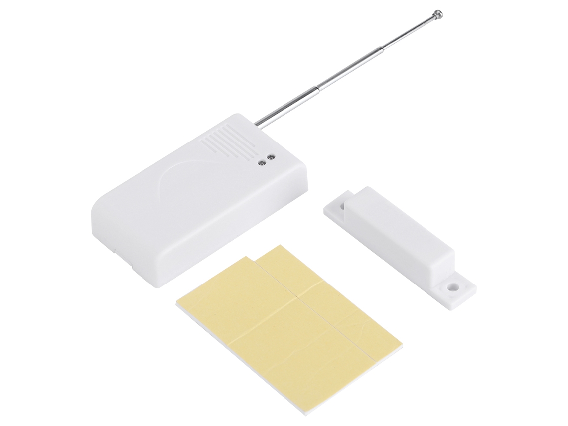 Sensor magnético inalámbrico de seguridad para puertas y ventanas, 433 MHz.