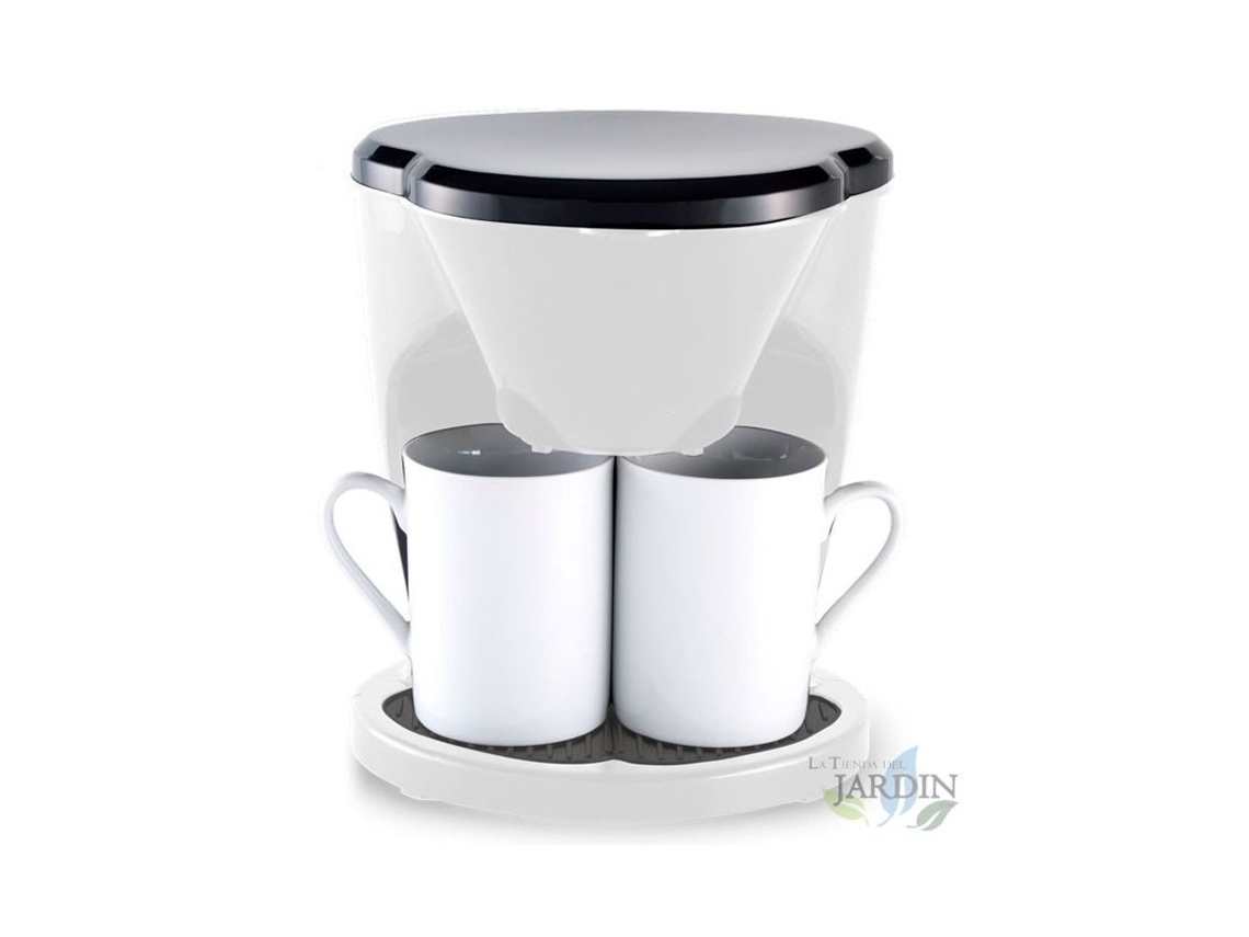 Cafetera de Goteo SUINGA Negro 0.6 Litros 2 Tazas 450W