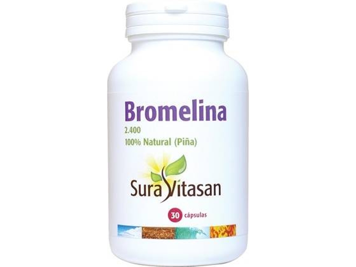 Complemento Alimentar SURA VITASAN Bromelina 2400 500 Mg