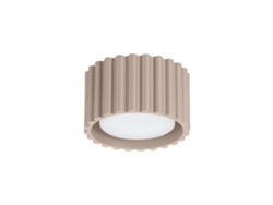 Lámpara de techo Aura en aluminio gris claro 6x10x10cm Sollux Lighting