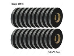 (negro 20 Unidades)50 Metros En Rollo No Tejido De Doble Cara Interlineado Fusible Bolsa De Planchado De Ropa Cinta Lateral Pantalones Cortos