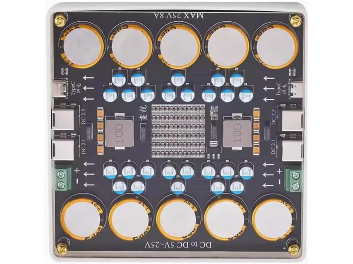 Fuente De Alimentación Para Procesador Eléctrico, Amplificador Y Tarjeta De Sonido De 5v 25v 8a