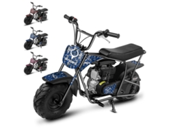 Moto de cross para niños 105 cc 4 tiempos Mini bicicleta todoterreno con motor de gasolina para mayores de 13 años Negro HOMEMIYN