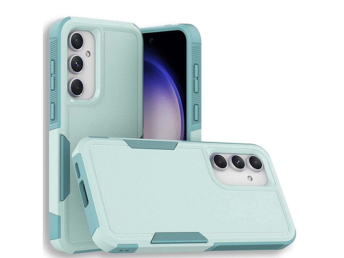 Capa Protetora Para Celular Sailing Armorazul-esverdeado - Samsungsung Galaxy S23 Plus