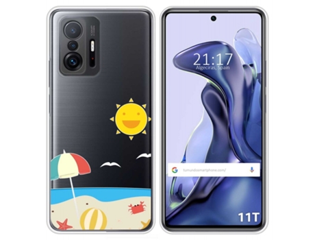 Carcasa Xiaomi 11T 5G / 11T Pro 5G TUMUNDOSMARTPHONE Dibujos Transparente Multicolor