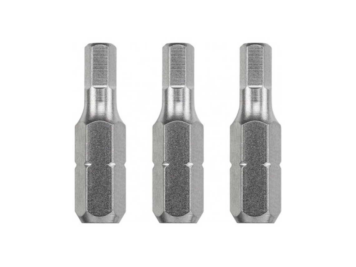 3 Puntas Industrial 25Mm Hexagonal 5Mm Sb KWB
