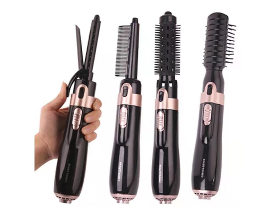 Secador de pelo rotatorio fácil de usar, accesorio extraíble 3 en 1 + herramienta de peinado 4 en 1, versátil STELASPLEN