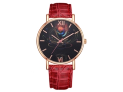 Reloj Analógico De Cuarzo Con Correa De Poliuretano Y Diamantes De Imitación, Estilo Ejecutivo, Zhoulianfa (azul)