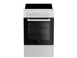 Beko Fss57000Gw Estufa Independiente Estufa Cerámica Negro Blanco A