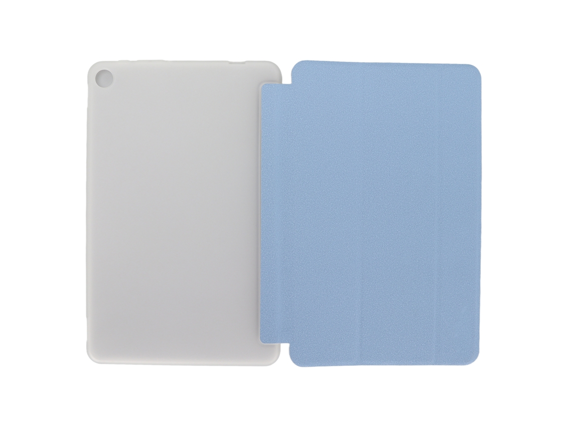 Funda de piel sintética suave para tablet T40pro, resistente a arañazos y al desgaste, color azul dorado claro