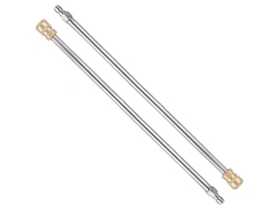 Linjou 2 Varillas De Extensión Para Hidrolavadora, Lanza De Repuesto De 17" Con Conexión Rápida De 1/4".
