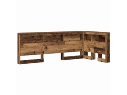Cabecero con almacenaje y estante en madera antigua 100 cm MAISON EXCLUSIVE