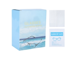 100 Toallitas Húmedas Antibacterianas Para Limpiar Lentes De Vidrio Y Resina - Desinfectante