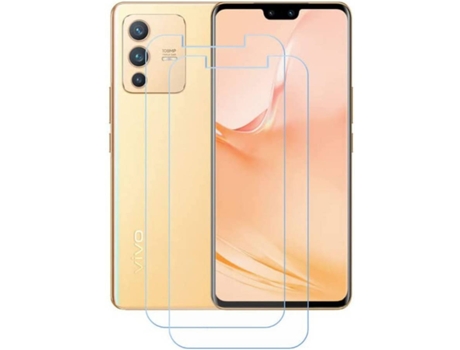 Kit de 2 Protectores de Pantalla Hidrogel para Vivo V23 5G Case-Friendly