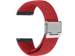 Correa Trenzada Ajustable para TicWatch GTH Rojo