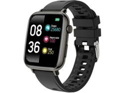 Reloj inteligente para mujer y hombre, monitor de actividad física, presión arterial, oxígeno, IP67, resistente al agua, podómetro, Android e iOS, Yizhood (negro)