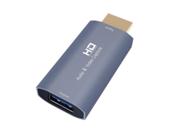 Tarjeta De Captura De Audio Y Vídeo 4k Con Adaptador Usb Hembra A Hdmi Macho Para Transmisión En Directo En Ordenador Z51