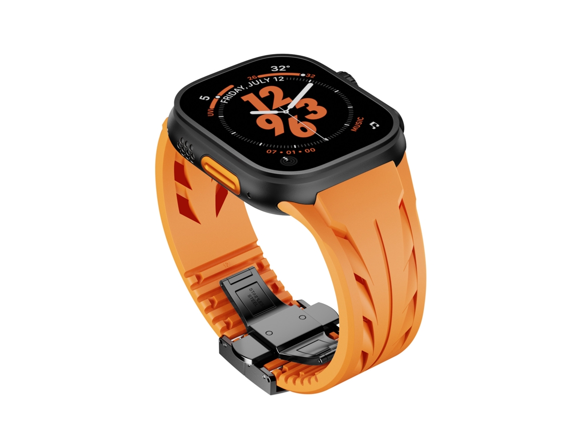 Correa para Apple Watch 44/45/46/49 mm Naranja XIAOMOYU