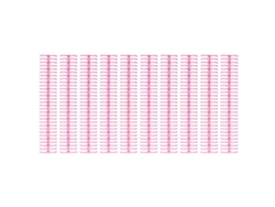 10 Unidades Peines De Encadenado 19mm 30 Anillos Capacidad 150 Hojas Plástico Rosa