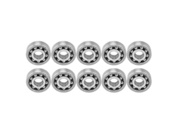 10 Rodamientos De Bolas De Acero 1029 De Bajo Ruido Y Alta Durabilidad Para Máquinas Y Electrodomésticos.