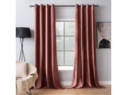 Persianas De Terciopelo Rosa Empolvado Con Ojales Para Sala De Estar/dormitorio, Para Niñas Y Mujeres.