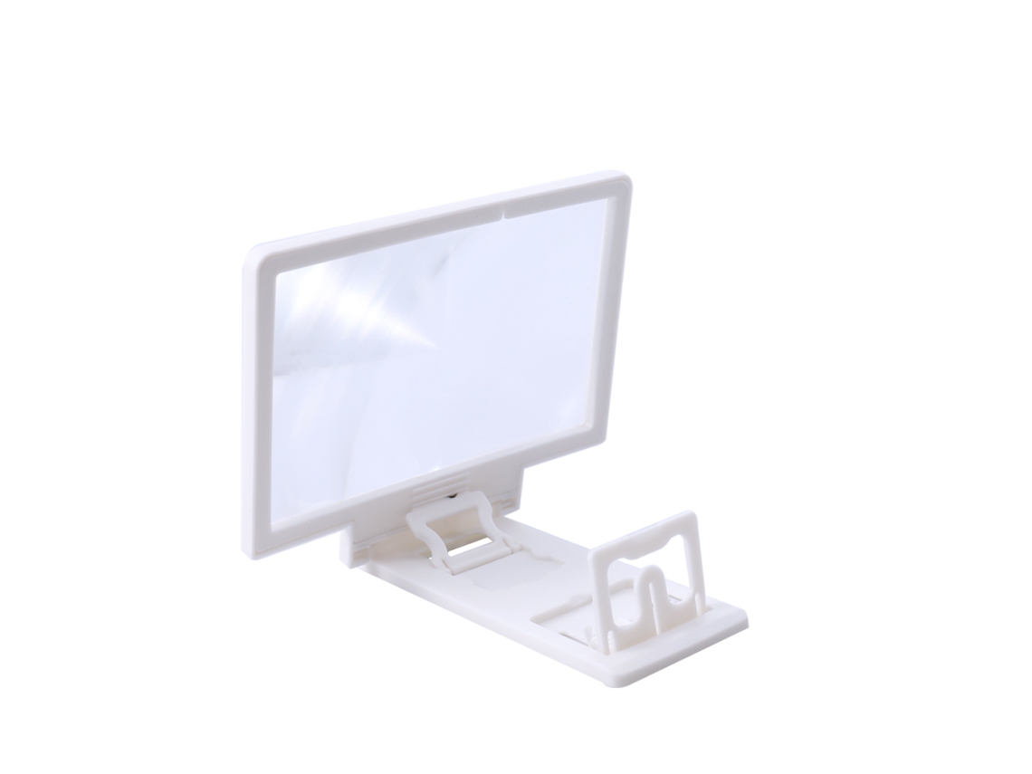 Lupa De Pantalla 3d Para Teléfonos Móviles, Protección Ocular, Aumento De 2-3x, Soporte Antideslizante, Plegable.