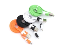 Cable de datos EOOCOO (diseño plano, 1 metro de longitud)