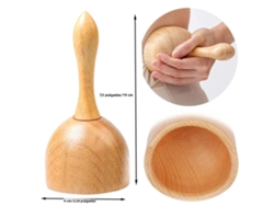 (3 Tipos) Taza De Masaje Suave De Madera De Mano