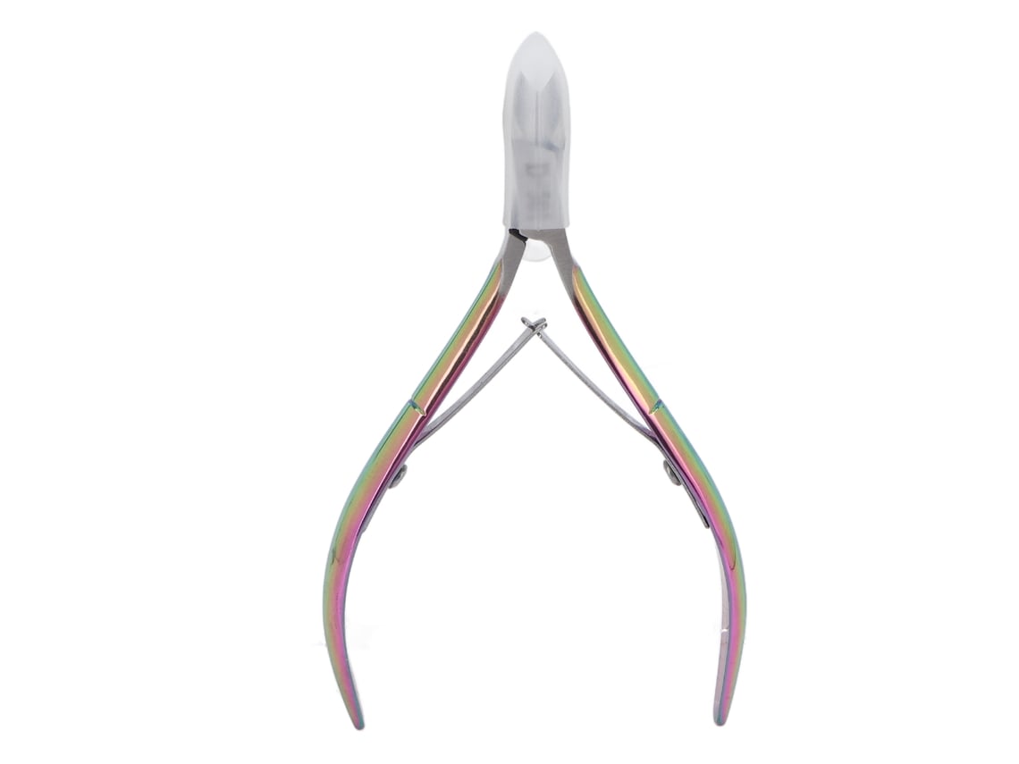 Tesoura Profissional Para Cutículas De Unhas Cortador De Cutículas Manicure Ferramenta Inox Cor Titânio
