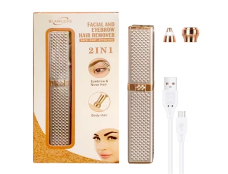 Depiladora eléctrica, depiladora portátil, Bikini, afeitadora indolora para mujeres, recortadora de cejas faciales corporales