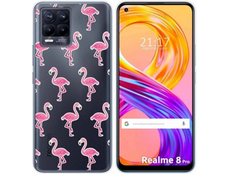 Carcasa Realme 8 4G / 8 Pro TUMUNDOSMARTPHONE Flamenco Multicolor