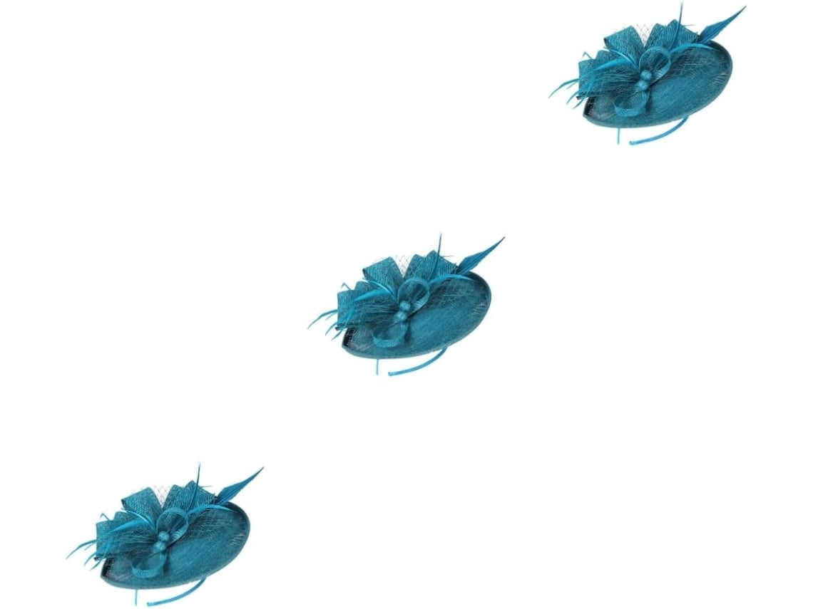 Diadema Elegante De 3 Piezas Con Velo Y Flores Para Eventos, Fiesta Y Boda.