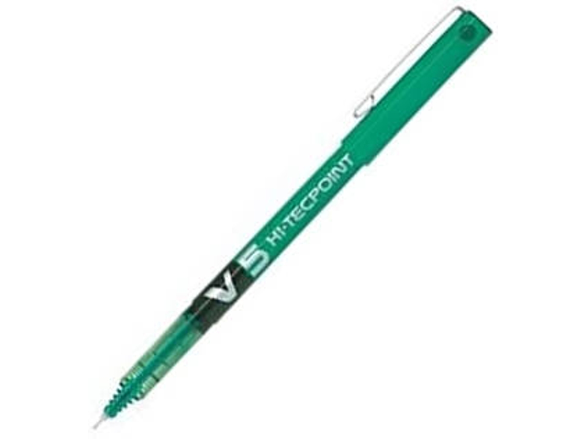 Marcador PILOT V5 (Verde - 0.5 mm)
