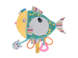 Espejo Retrovisor De Peluche Con Forma De Pez Para El Coche Del Bebé: Ajustable Para Mayor Diversión Y Seguridad.
