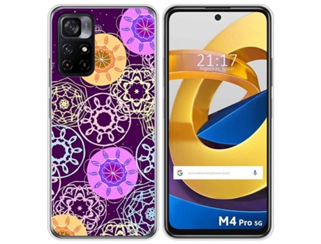 Carcasa Xiaomi POCO M4 Pro 5G TUMUNDOSMARTPHONE Dibujos Multicolor