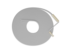 Relaxdays Desatascador Tuberías, Espiral Desatascar Fregaderos, Desagües, Duchas, Wc, Acero, 15 M, Plateado