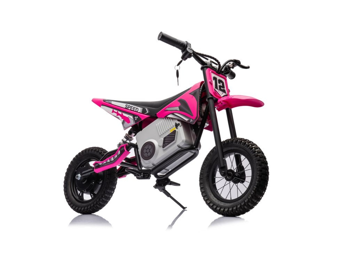 Bicicleta de motocross rosa a batería A9901 B.active