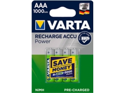 Baterías Recargables VARTA ACCU POWER AAA LR03 (4 Uni)