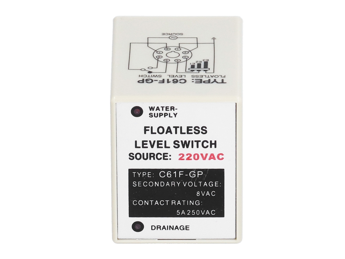 Relé de nivel sin flotador C61fgp Controlador de equipo eléctrico CA 220v