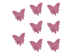 Ganchos de mariposa decorativos resistentes para colgar slowmoose
