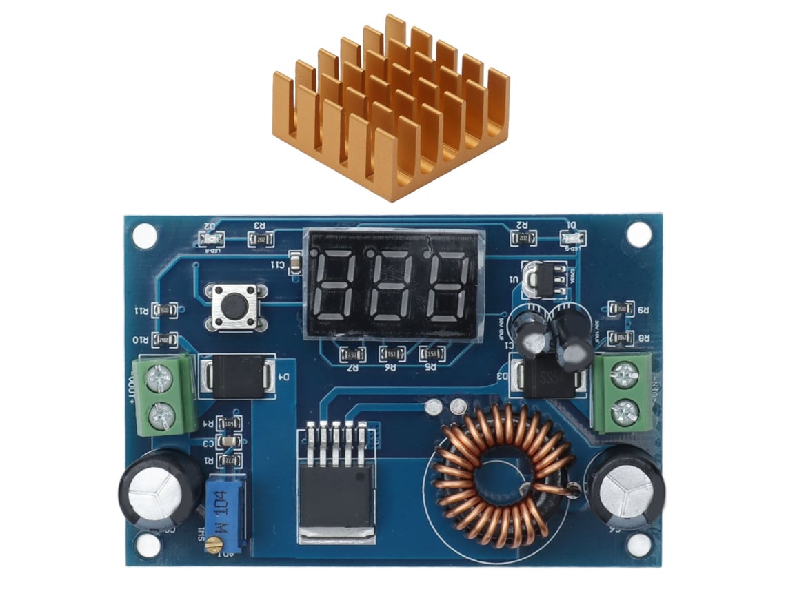 Módulo Conversor Digital Boost De Alta Potência 4-35v Para 5-45v 5a Dc-dc Xhm41