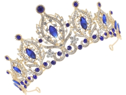 Cuelloronne Mariée En Alliage Y Cristal Délicate, Facile À Porter Enlever