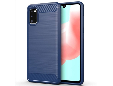 Carcasa Samsung Galaxy A41 LMOBILE Carbono Azul