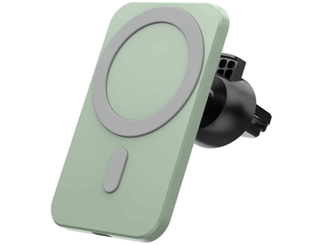 Cargador Carro Sem Magsafe Qi para iPhone 12 Pro YIZHOOD Seda Verde