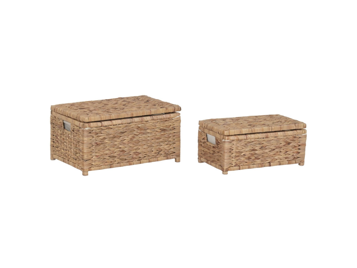 Set 2 Cesta Ropa Jacinto De Agua 31 Con T 60x38x30cm