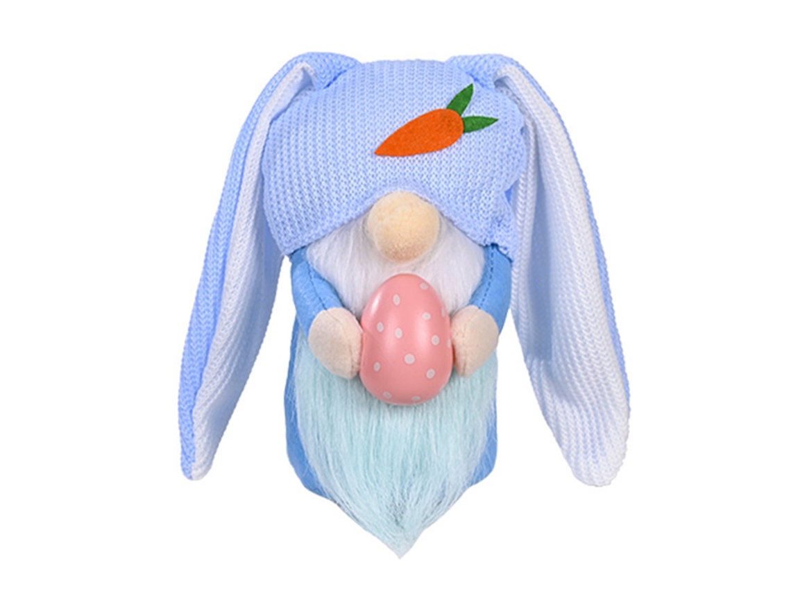 Muñeco De Conejo Gnomo Sin Rostro Con Orejas Largas, Elfo Enano Decorativo Para Dormitorio Y Sala De Estar En Pascua.