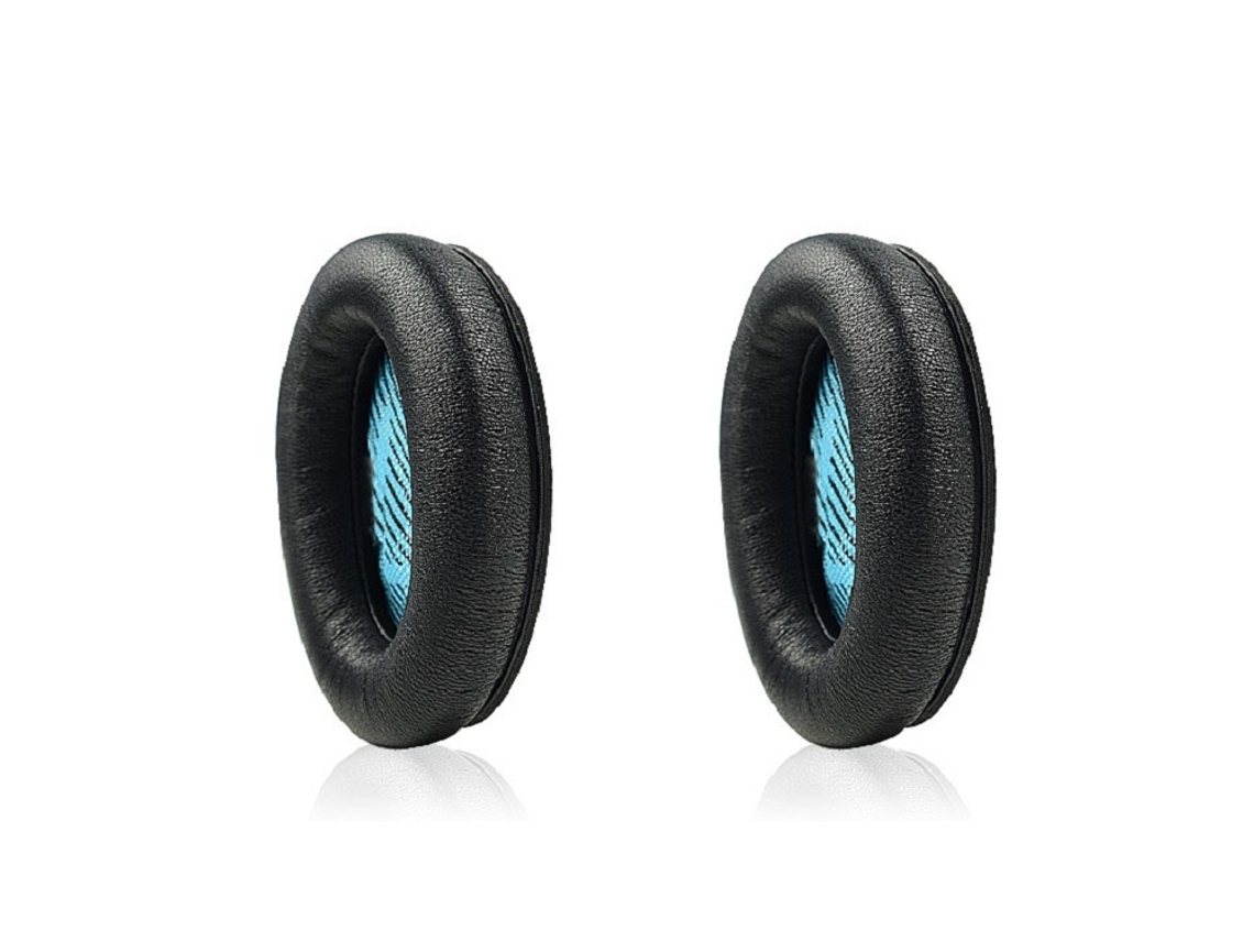 Almohadillas para auriculares Bose AE2, espuma suave, piel de oveja negra.