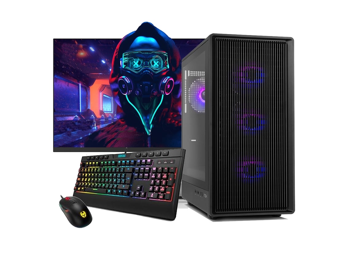 Desktop Gaming Iota Negra Amd Ryzen 9 5950x/16gb Ddr4/2tb Nvme/rtx 5060/ Monitor 27" / Windows 11